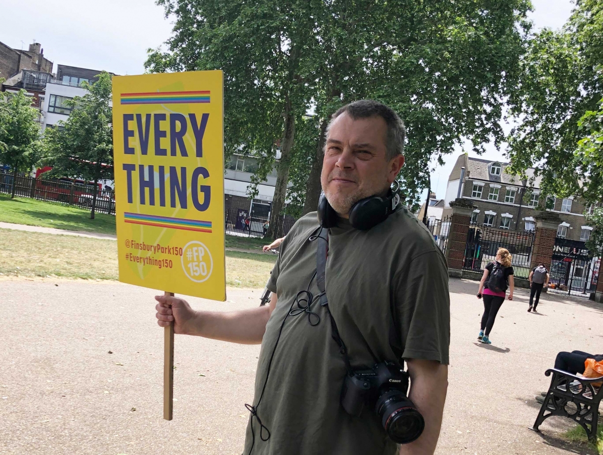 Curator Simon Poulter